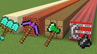 which tool is stronger in minecraft ?