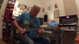 István Alapi plays guitar parts of the new FRONT album with DVMark Triple Six III amplifier