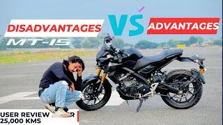 Yamaha mt15 v2 standard all black colour review || Advantages and Disadvantages || #mt15 #yamaha