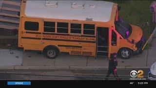 NJ Police Investigate School Bus Accident In North Bergen