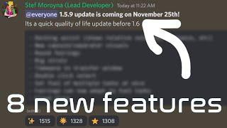 All the NEW features in 1.5.9 in under 5 minutes