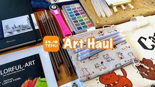 Art Supply Haul (mostly from Temu)