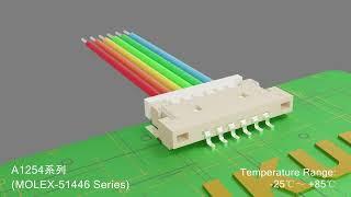 A1254 PanelMate 53780 Wire to board connector 1.25mm Pitch 2pin to 15pin pcb smt dip connector