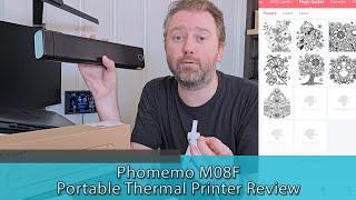 BEST PRINTER FOR TRAVEL - Phomemo M08F Portable Thermal Printer Review