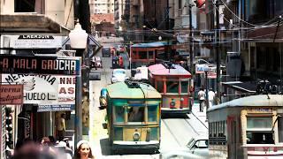 UMA VIAGEM NO TEMPO - IMAGENS ANTIGAS DE PORTO ALEGRE P&B COLORIZADAS EM TEMPO REAL.