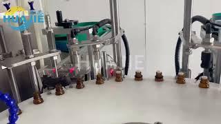 HUAJIE Full-automatic Essential Oil Bottle Filling and Capping Machine