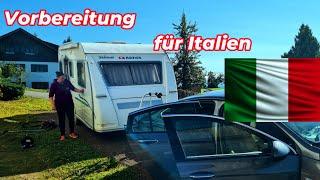 "Vorbereitung für Italien: Wohnwagen-Pannen & neue Abenteuer! "