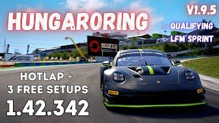 PORSCHE 992 GT3 R | HUNGARORING 1.42.3 | HOTLAP + FREE SETUP | ACC v1.9