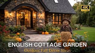 Autumn Embrace: Outdoor Fall Decor Ideas for Your Cozy English Cottage Garden