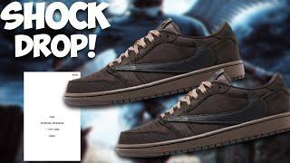 SHOCK DROP NOW! Travis Scott Jordan 1 Velvet Brown Early Release BE QUICK!