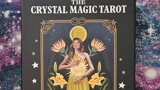 Unboxing & Review of The Crystal Magic Tarot by Kerry Ward and Clare Gregory  #tarot #tarotreader