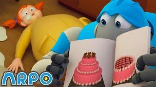 Birthday CAKE CHAOS!!! | ARPO The Robot Classics | Funny Cartoons for Kids