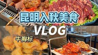 vlog｜昆明入秋美食 烤肉合集【减肥很南耶】