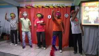 Coreografia: Lá vem o Crocodilo... - Equipe Kids - OBPC Dois Unidos 2