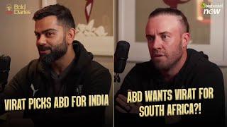 Virat Wants AB as an Indian?!  and AB Says the Same for Kohli!  | RCB Bold Diaries