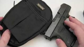 Glock 26 carry systems: Trail Holster / Camera Bag Mod