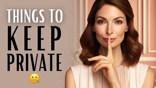 6 THINGS ELEGANT PEOPLE NEVER SHARE  | HOW TO BE ELEGANT