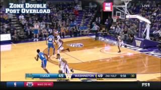 Washington Huskies Zone Double Post Overload