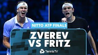 Alexander Zverev vs Taylor Fritz Semi-Final THRILLER | Nitto ATP Finals 2024 Highlights