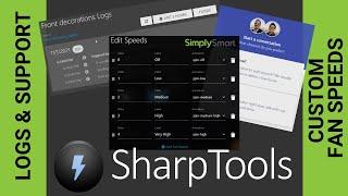 SharpTools New Features | Rule Logs, Support, Custom Fan Speeds (2021)