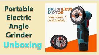 Portable Electric Angle Grinder Unboxing #shorts