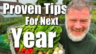 TIPS for Thriving Vegetable Garden Next Year