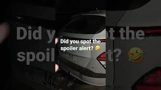 New spoiler on fully changed Hyundai Kona. What do you think? Link to full review in the comment.