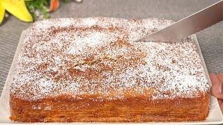 Cake in 15 minutes! Cake that melts in your mouth! You will be amazed! Simple and very tasty