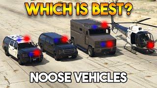 GTA 5 - WHICH IS BEST NOOSE POLICE VEHICLES?