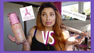 Liquid Frost Vs Highlight Dose | Glitter Injections vs Jeffree Star | Cerise1307 |