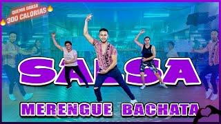 SALSA MERENGUE y BACHATA Dance Workout Cardio QUEMA GRASA