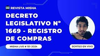 DECRETO LEGISLATIVO Nº 1669 - REGISTRO DE COMPRAS