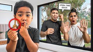 I Locked My PARENTS Out The House For 24 Hours!