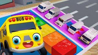 Painting Toys Cars | Street Vehicles Song | Nursery Rhymes & Kids Songs - Baby Car Songs TV