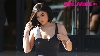 Kylie Jenner Is Asked About Her Rumored Engagement To Tyga At Barneys With Jordyn Woods 7.14.16