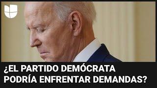 ¿El Partido Demócrata puede enfrentar demandas tras la renuncia de Biden a la candidatura?