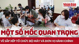 Một số mốc quan trọng về sắp xếp tổ chức bộ máy và đơn vị hành chính | Báo Nhân Dân