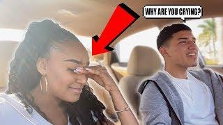 Randomly CRYING Prank On Boyfriend! **CUTE REACTION**