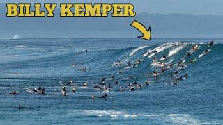 How To Manage Heavily Crowded Pipe | Billy Kemper Gets Barreled Fresh Off  Incredible Eddie Showing