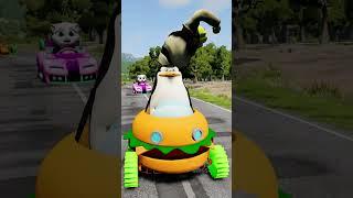 Strange & Weird Crazy Cars vs Angry Shrek in BeamNG.drive