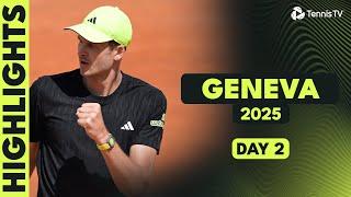 Khachanov vs Nishikori Headlines; Hurkacz In Action | Geneva 2025 Day 2 Highlights