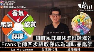 咖啡風味怎麼詮釋!?|Frank 老師四步驟教你成為咖啡評鑑師