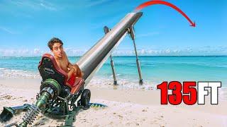 We Tried the Most Extreme HUMAN CANNON!