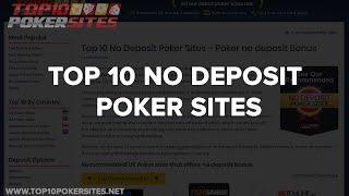 Top 10 No Deposit Poker Sites