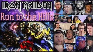 REACTION COMPILATION | Iron Maiden - Run to the Hills | First Time Mashup