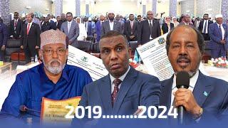 Dagaalka JL &DF: Xassan Sh oo la dagaalamaya Xasankii 2019 taageersanaa Is doorashadii Axmed Madoobe