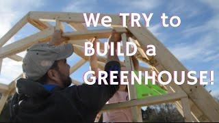 How To BUILD a GREENHOUSE from Scratch, DIY!