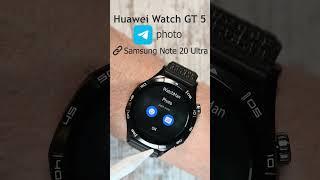 Huawei Watch GT 5 receiving a Photo in a Telegram message #huaweiwatchgt5