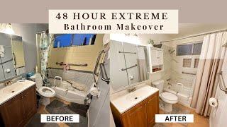 48 Hour Extreme Bathroom Makeover DIY