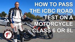 UPDATED - How to pass the ICBC Road Test for Motorcycle Class 6 or 8L